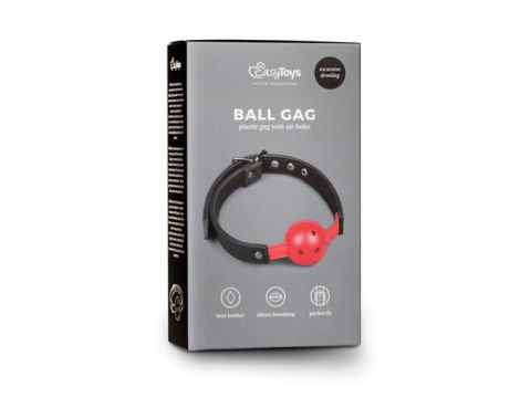 Knebel-Ball Gag With PVC Ball - Red