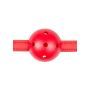 Knebel-Ball Gag With PVC Ball - Red - 4