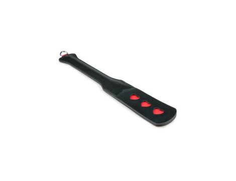 Pejcz-Long Leather Paddle With Heart - 3