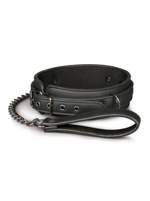 Wiązania-Fetish collar with leash - image 2