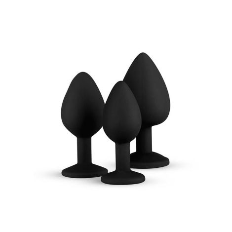 Plug-Diamond Plug Set-Black - 4