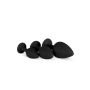 Plug-Diamond Plug Set-Black - 3