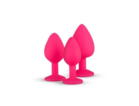 Plug-Diamond Plug Set-Pink - 4