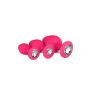 Plug-Diamond Plug Set-Pink - 2