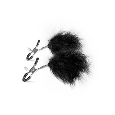 Stymulator-Adjustable Nipple Clamps With Feathers - 2