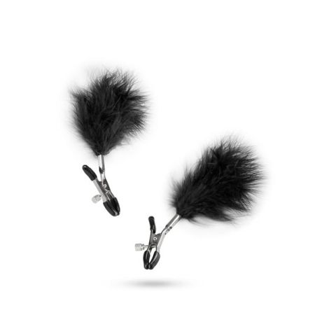 Stymulator-Adjustable Nipple Clamps With Feathers - 3