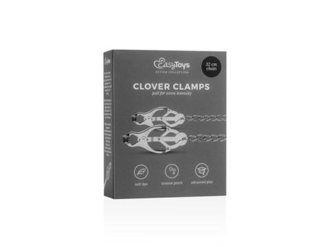 Stymulator-Japanese Clover Clamps With Chain