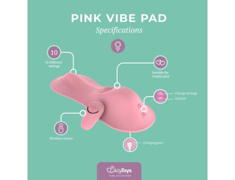 Vibe Pad Tapping + Vibrating - Pink - 5