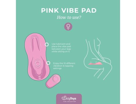 Vibe Pad Tapping + Vibrating - Pink - 6