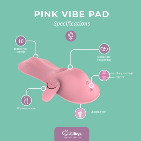 Vibe Pad Tapping + Vibrating - Pink - 5