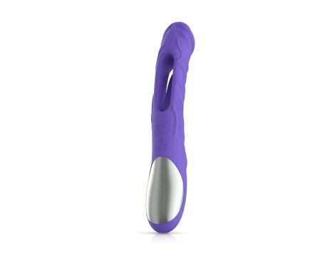 Good Vibes Only - Flax Vibrating Dildo with G-Spot Stimulator - 4