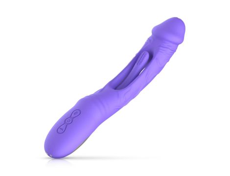 Good Vibes Only - Flax Vibrating Dildo with G-Spot Stimulator - 7