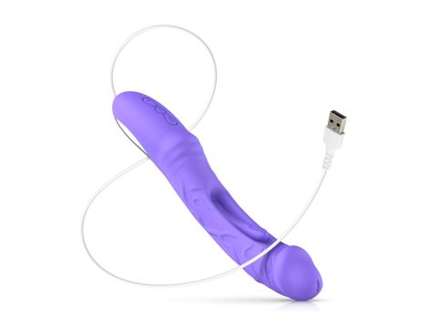 Good Vibes Only - Flax Vibrating Dildo with G-Spot Stimulator - 8