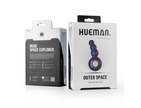 Hueman - Outer Space Vibrating Anal Plug - 6