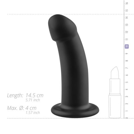 No-Parts - Charlie Dildo 14.5 cm - Black - 11