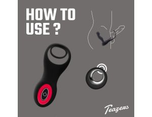 Teazers Cock & Ball Ring Prostate Vibrator with Remote Control - image 2