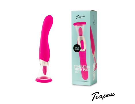 Pleasure Pump With G-Spot Vibrator - Pink