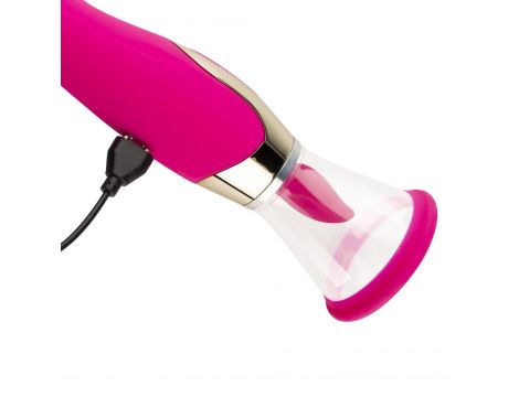 Pleasure Pump With G-Spot Vibrator - Pink - 7