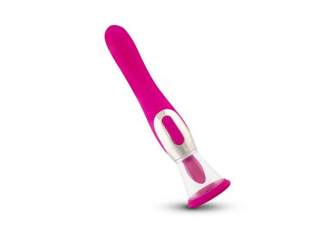 Pleasure Pump With G-Spot Vibrator - Pink - 8