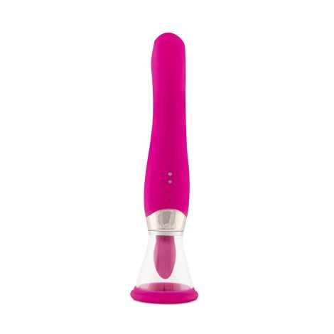 Pleasure Pump With G-Spot Vibrator - Pink - 5