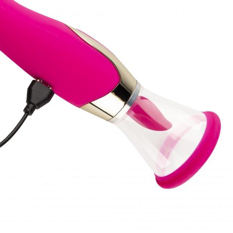 Pleasure Pump With G-Spot Vibrator - Pink - 7