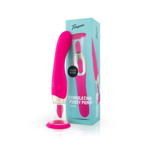 Pleasure Pump With G-Spot Vibrator - Pink - 13