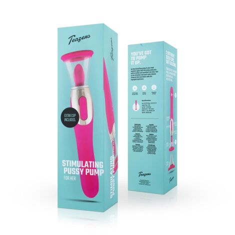 Pleasure Pump With G-Spot Vibrator - Pink - 14