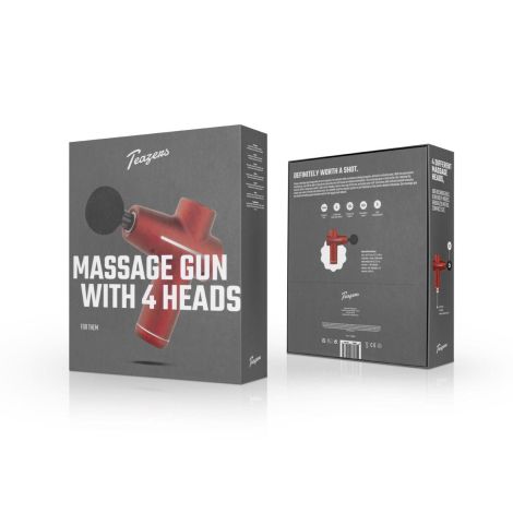 Teazers - Massage Gun - Red - 14