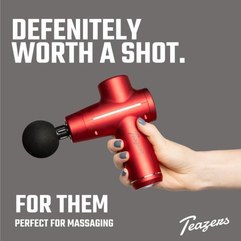 Teazers - Massage Gun - Red - 15