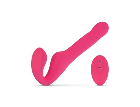 Teazers Strapless Strap On Vibrator - Pink - 5