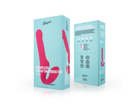 Teazers Strapless Strap On Vibrator - Pink - 6