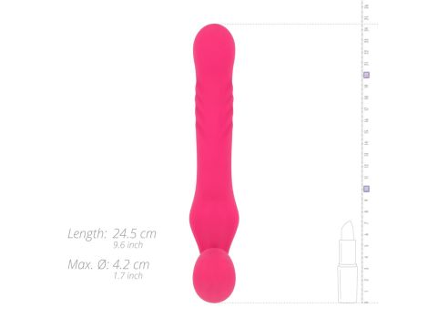 Teazers Strapless Strap On Vibrator - Pink - 17