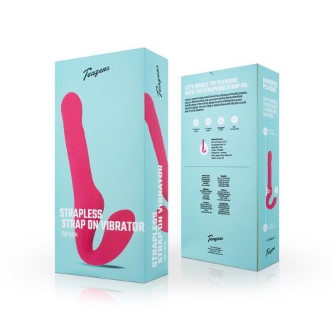 Teazers Strapless Strap On Vibrator - Pink - 6