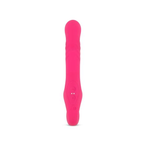 Teazers Strapless Strap On Vibrator - Pink - 9