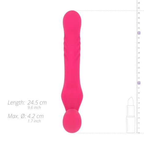 Teazers Strapless Strap On Vibrator - Pink - 17