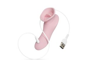 Clitoral Stimulator With Thong - Pink - image 2