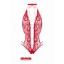 Open crotch Body-Set Renee - Red - 9