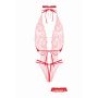 Open crotch Body-Set Renee - Red - 10