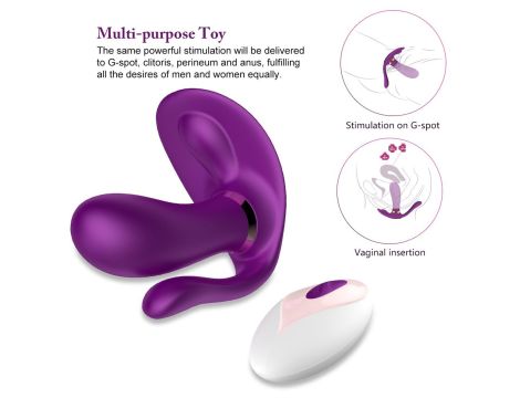 Remote wearable vibrator PURPLE - 12