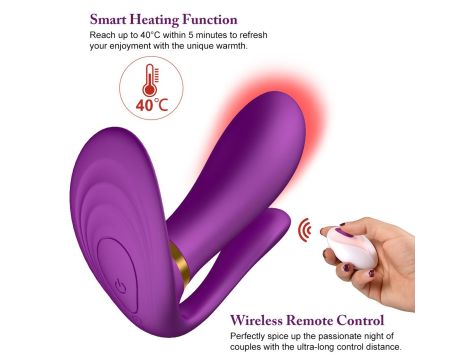 Remote wearable vibrator PURPLE - 14