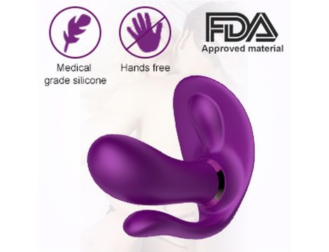 Remote wearable vibrator PURPLE - 20