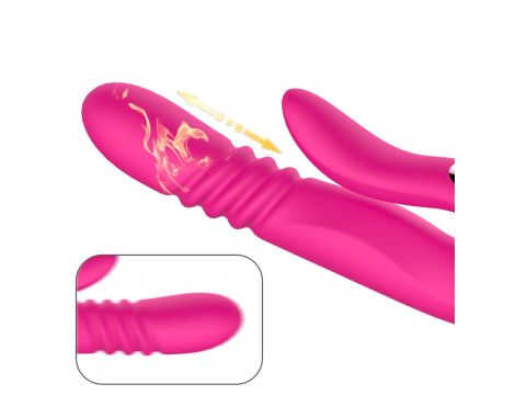 Deluxe Twirling Vibrating Thruster RED - 12