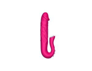 Realistic Tongue Stimulating Dildo Vibrator - image 2