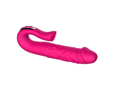 Realistic Tongue Stimulating Dildo Vibrator - 8