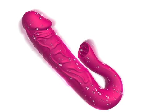 Realistic Tongue Stimulating Dildo Vibrator - 10