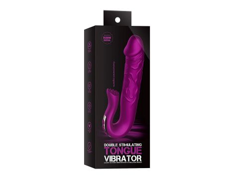 Realistic Tongue Stimulating Dildo Vibrator - 14