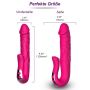 Realistic Tongue Stimulating Dildo Vibrator - 14