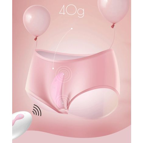 Ultrathin Wearable remote mini vibe PINK - 13