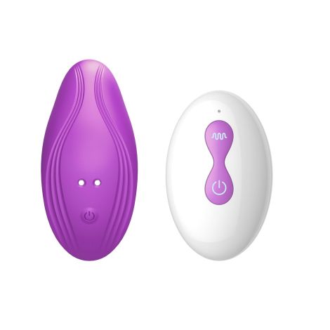 Ultrathin Wearable remote mini vibe PURPLE - 3