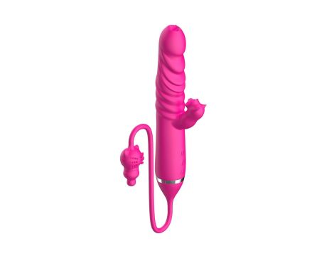 Tongue licking Triple Stimulation Thrusting Vibrator - 4